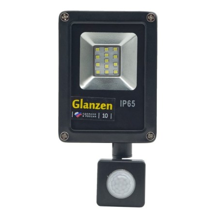 LED spotlight with the Glanzen FAD-0017-10 traffic sensor (10 W, 6500K)-1