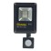 LED spotlight with the Glanzen FAD-0017-10 traffic sensor (10 W, 6500K)