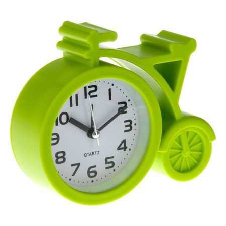 Clock - alarm clock "Bicycle", discrete move, dial d -7 cm, 11 x 13 cm, aa-1