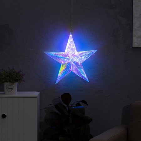 LED figure "Star" 36 cm, plastic, 220 V, glow white