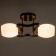 Chandelier 2780/2 E27 40W black and gold 45x35x25 cm Bayerlux