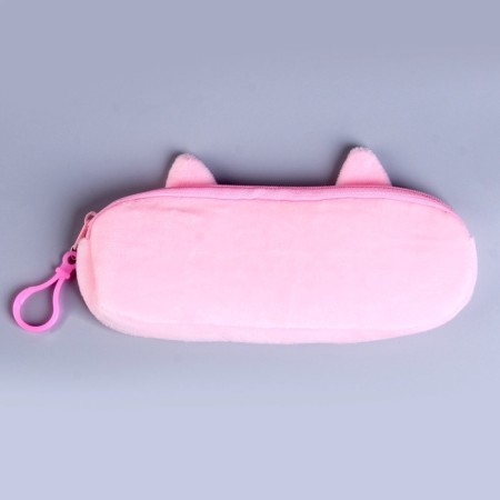 Penal School "cat", soft, 20 × 6.5 cm, plush, pink-3