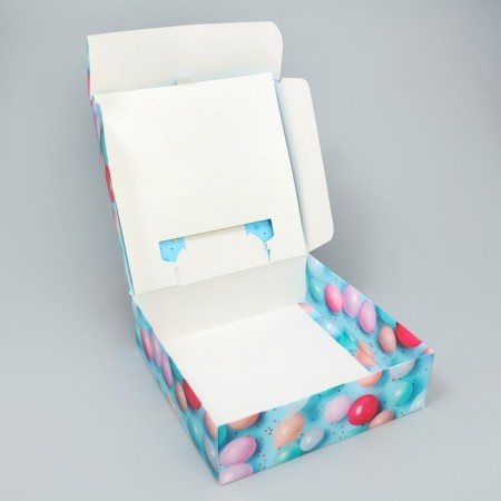 Gift folding box, packaging, “everything will come true”, 26 x 26 x 8 cm-6