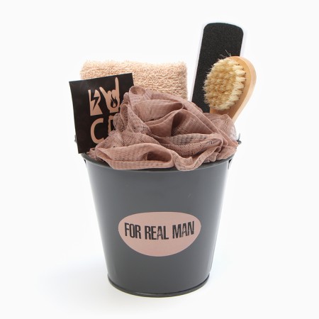 Set of Gift Ethel "For Real Man" towel and accessories-2