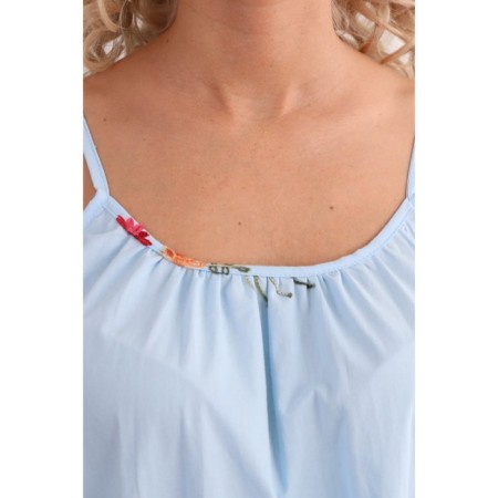 Women's dress, size 48, blue color-8