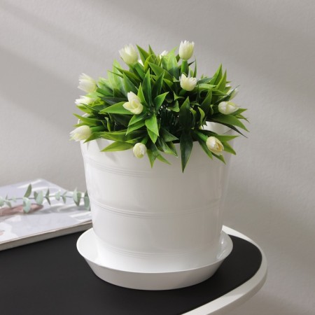 Pot with the Podon "Classic", 4.4 l, white color