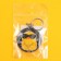 Kyuchka keychain with a flashlight "too bright", 5 x 5 cm
