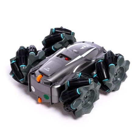 Crowded radio -controlled Stunt ELF with gestures control, works on the battery, the color is gray-4