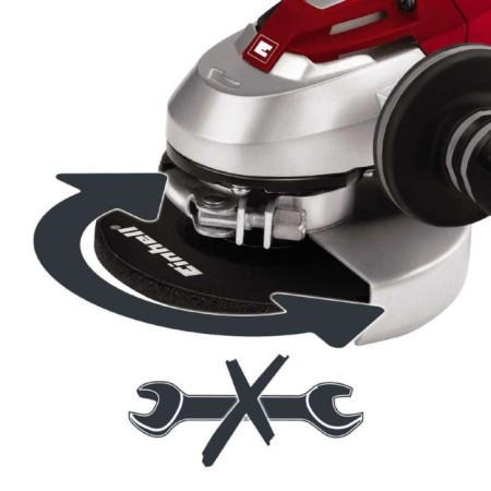 Corner grinder Einhell TE-Ag 125CE, 1100W, D = 125 mm, 12000 rpm, without disk-6