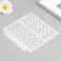Stencil of background plastic "Geometric patterns" 13x13 cm