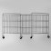 The basket-storage is folding, on wheels, 1 shelf, 50 × 80 × 70cm, chromium color