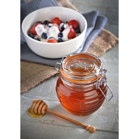 Bank with a spoon for honey Kilner-5
