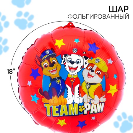 Air "Friends" ball, 18 inches, foil, puppy patrol