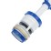 Reinforcement for flush tanks "RBM" AS-4.1 m, with a lateral membrane valve, chrome