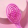 Comb - mini massage, 5.5 × 14 cm, pink color
