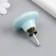 Pen for the casket ceramics, metal "Flower" pale blue 4.4x4.4x3.4 cm