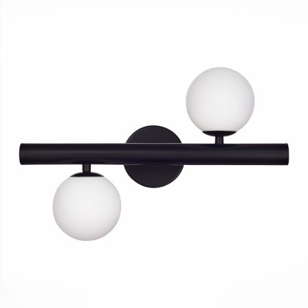 Sconces st. SL1185.401.02. Asolo. 2x5 watts, G9, 4000k, 39x25 cm, black color