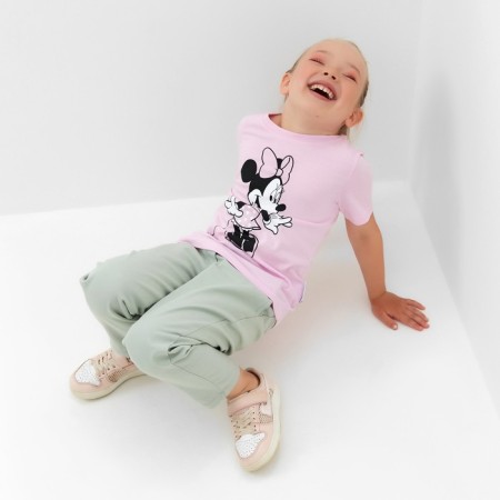 Children's T-shirt Disney "Minnie", height 110-116 (32), pink-7