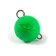 Cargo Cheburashka painted collapsible Yaman 10 pcs., 14 g, green