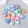 Beads for creativity plastic "Heart of marble" color 20 g 1.6x1.5x0.7 cm