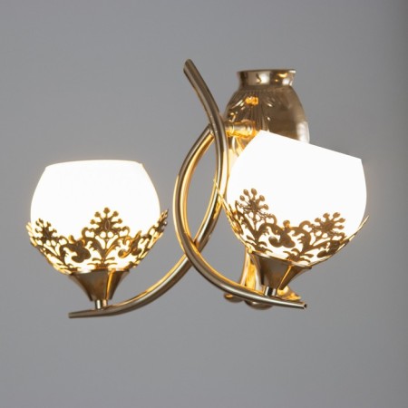 Sconces "Ariadne" 2he27 40W gold 22x17 cm-1