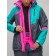 Ski costume is female, size 42, green color