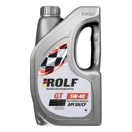 Motor oil Rolf GT 5/40 SN/CF, synthetic, plastic, 4 liters