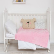 Baby Palach I am 85x100 cm, pink color, 100% polyester