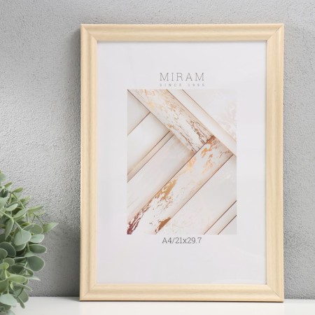 Photo frame Plastic "Mira" 21x29.7 cm, (A4) 640246-A4, beige (plastic screen)-3