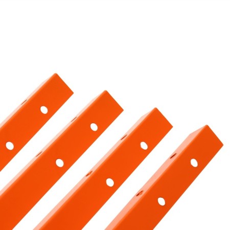 Set of legs for beds, 4 pcs., Orange, Greengo-4