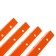 Set of legs for beds, 4 pcs., Orange, Greengo