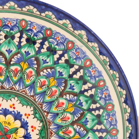 Largan Rishtan ceramics "Patterns", 31 cm, blue-2
