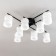 Ceiling chandelier Citilux "NILS" CL132185, 8x60W, E27, Black Color Black