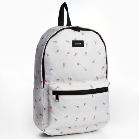 School textile “Flowers”, 42x14x28 cm, white color-2