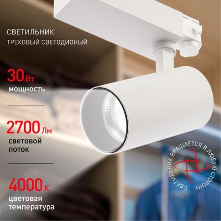 Track lamp three -phase narrow ray 4000k white-5