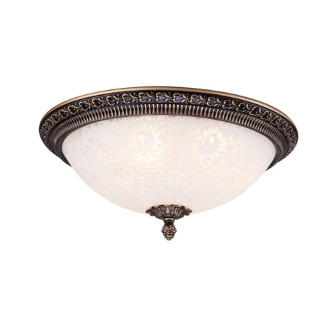 Ceiling light MayToni C908-CL-03-R, 3HE27, 40W, 37x37x19 cm, antique bronze color-1