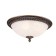 Ceiling light MayToni C908-CL-03-R, 3HE27, 40W, 37x37x19 cm, antique bronze color