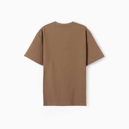 Men's T-shirt Minaku: Art, Khaki Color, Rr. 42-44-3
