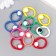 Acryl beads for the work of the "irregularly form" mix 0.4x2.1x2.6 cm