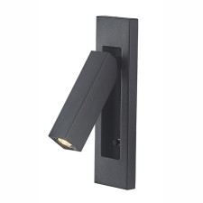 Wall lamp Mantra Gokova, Led, 210lm, 3000k, 58x50x165 mm, matte black color