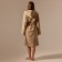Terry robe with a hood Women's SL Home: Basic "Sabbia", Rr. M, 100% HL, 420 g/m2