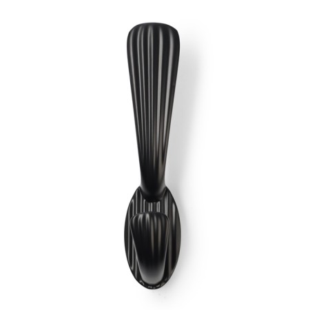 Furniture hook Cappio Sea, two -rod, zinc, black color-3