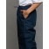 Insulated pants for children, height 164 cm, color dark graphite