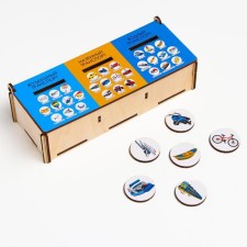 Three boxes sorter: air, water, ground transport