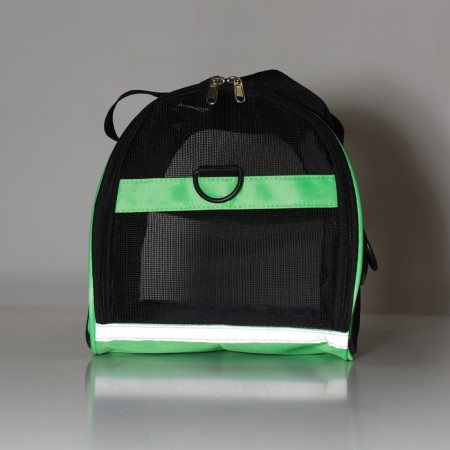 Mesh-sheep bag, 53 x 26 x 36 cm, green-12