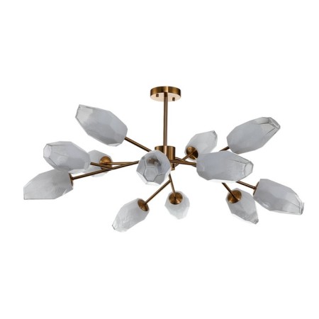 Ceiling Lamp Indigo, 13003/12c Brass. 12x40W, G9, 1080x1080x450 mm, matte color with gradient-1