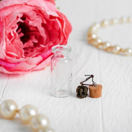 The basis for creativity and decoration is a bottle with a cork "Crown", 8 ml-1