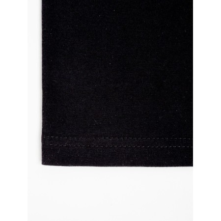 Male T-shirt Collorista, density 145g/m2, black color, size 42-44-6