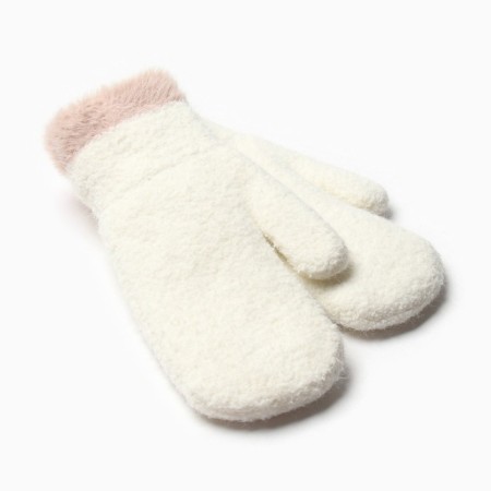 Women's mittens at the lawsuit Minaku Runny 22 cm Milk-1