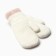 Women's mittens at the lawsuit Minaku Runny 22 cm Milk